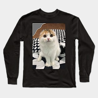 The little cute cats fold Long Sleeve T-Shirt